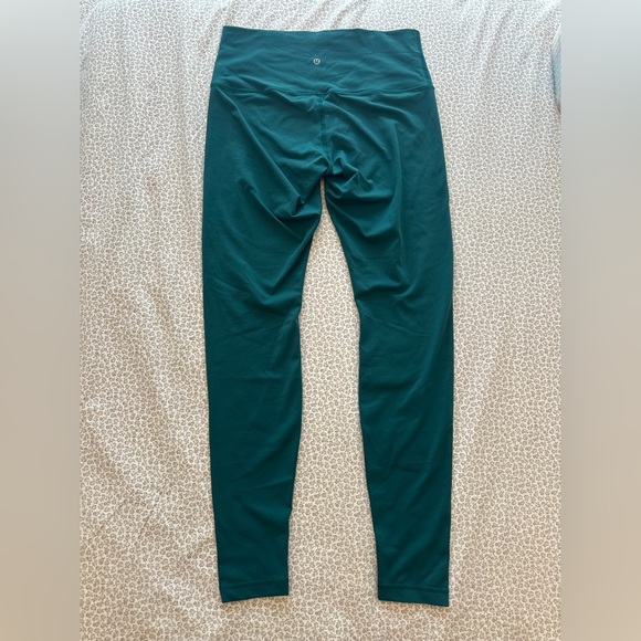 lululemon athletica Teal Green Leggings - Picture 2 of 3